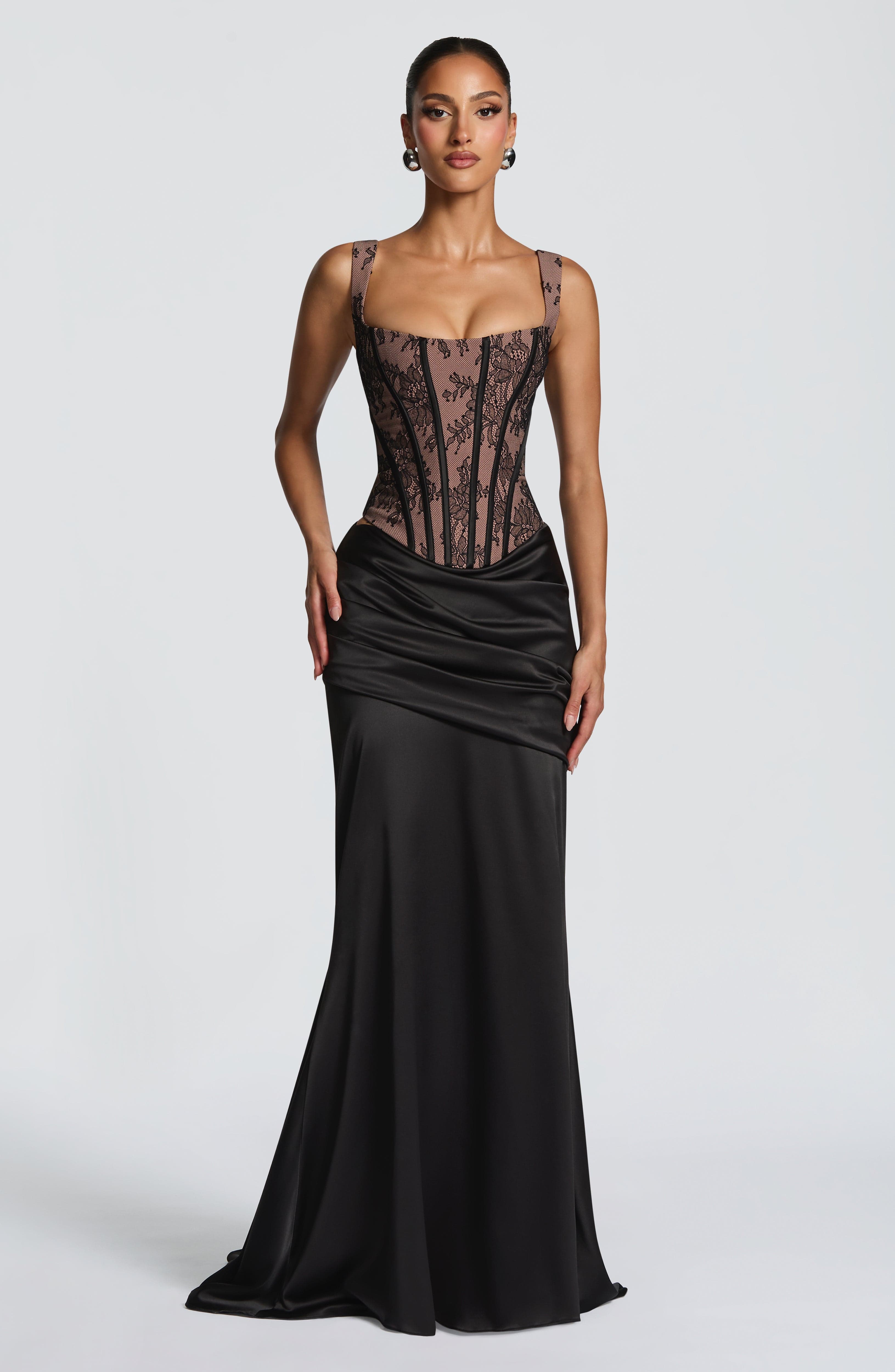 Claudette Maxi Skirt - Black