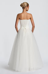 Ethel Maxi Skirt - Ivory